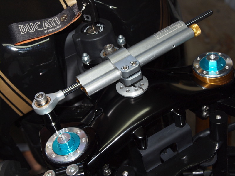 Side Mount Steering Damper for Sport Classic Ducati.ms The Ultimate